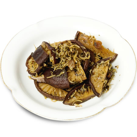 Simmered Siitake Mushroom with Sansho accent